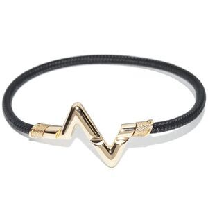 Louis Vuitton K18YG Bracelet Black